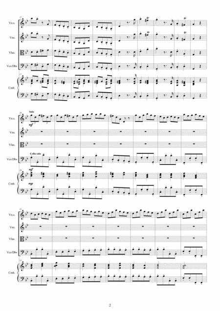 Vivaldi Violin Concerto No 3 In G Minor Rv 318 Op 6 For Violin Solo Strings And Continuo Page 2