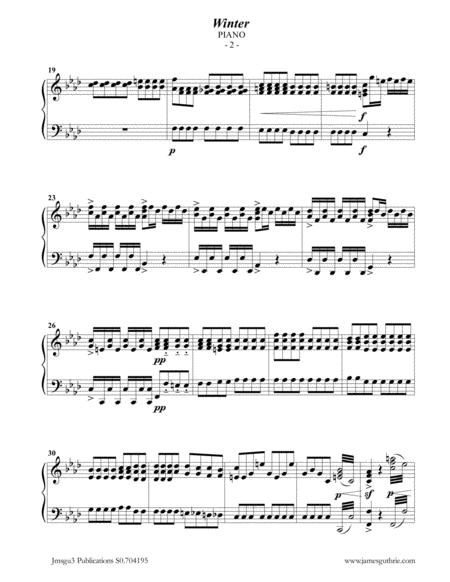 Vivaldi Winter From The Four Seasons For Alto Flute Piano Page 2