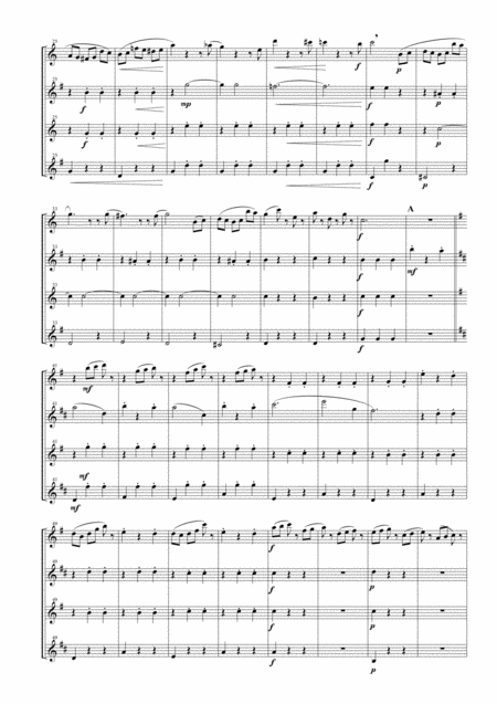Voices Of Spring For Saxophone Quartet Page 2