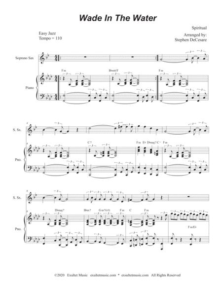 Wade In The Water For Soprano Saxophone And Piano Page 2