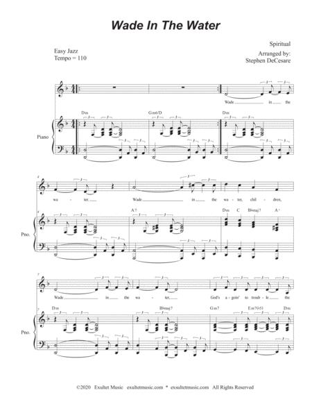 Wade In The Water For Unison Choir Page 2