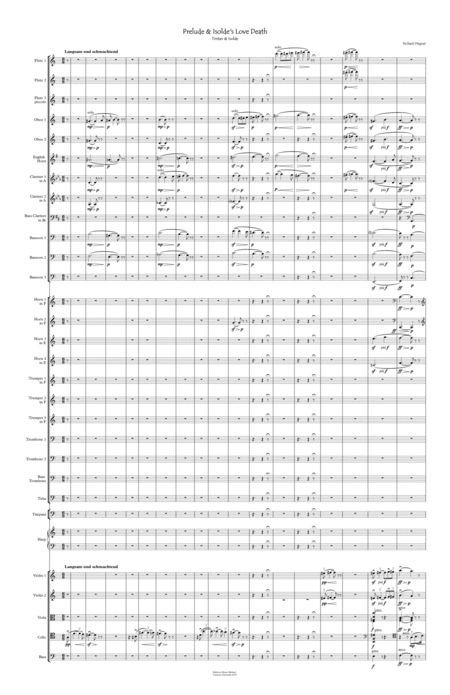 Wagner Prelude Love Death Tristan Isolde Page 2