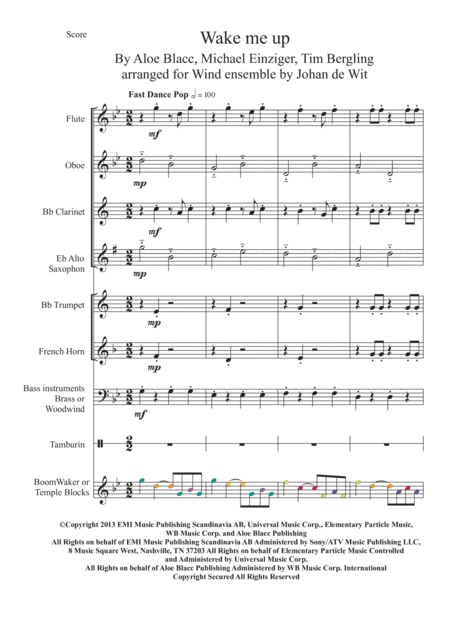 Wake Me Up For Windinstruments Page 2