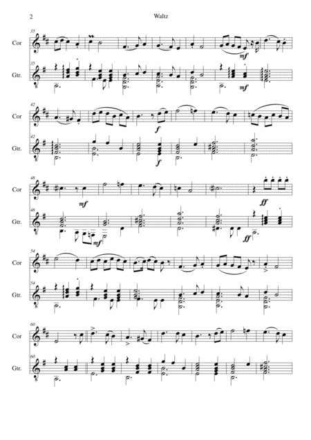 Waltz For Cor Anglais And Guitar Page 2