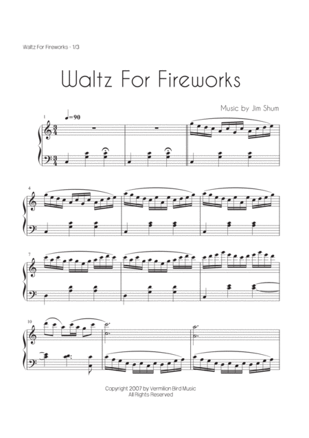 Waltz For Fireworks Page 2