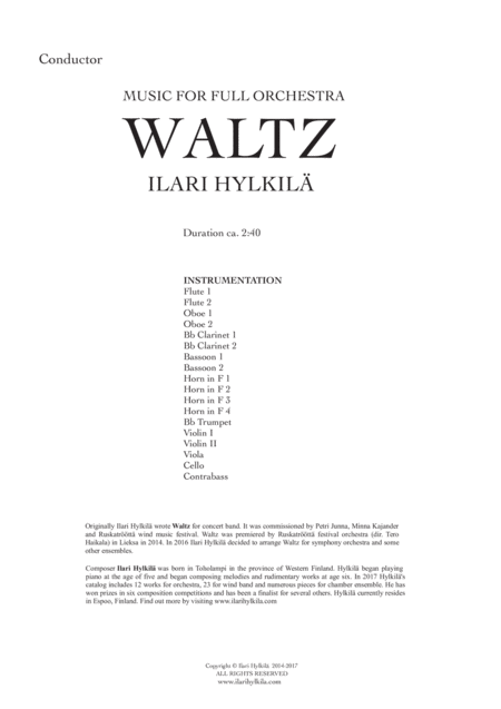 Waltz For Full Orchestra Page 2