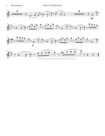 Waltz From Album For The Young For Alto Sax And Piano Page 2