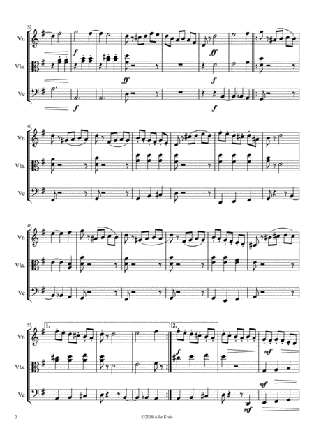 Waltz From Sleeping Beauty String Trio Page 2