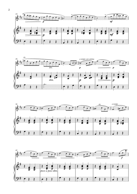 Waltz In B Minor For Cor Anglais And Piano Page 2