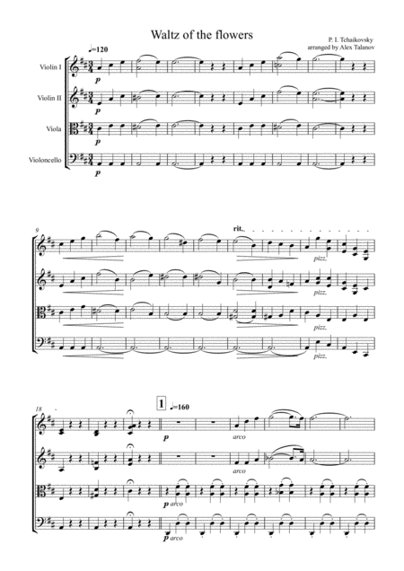 Waltz Of The Flowers From The Nutcracker Page 2