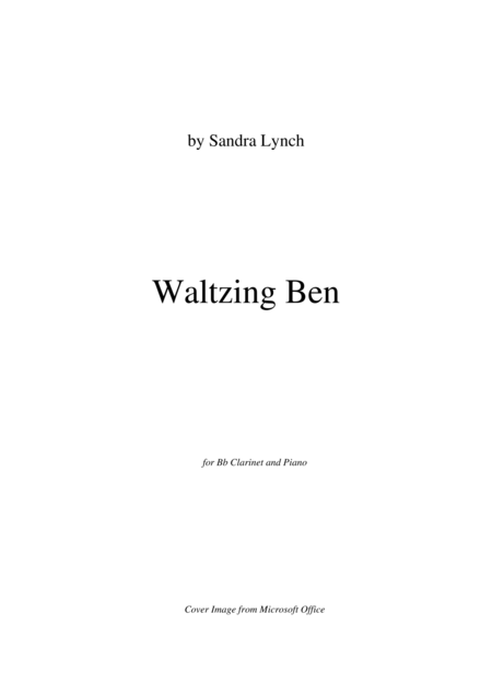 Waltzing Ben For Clarinet Page 2