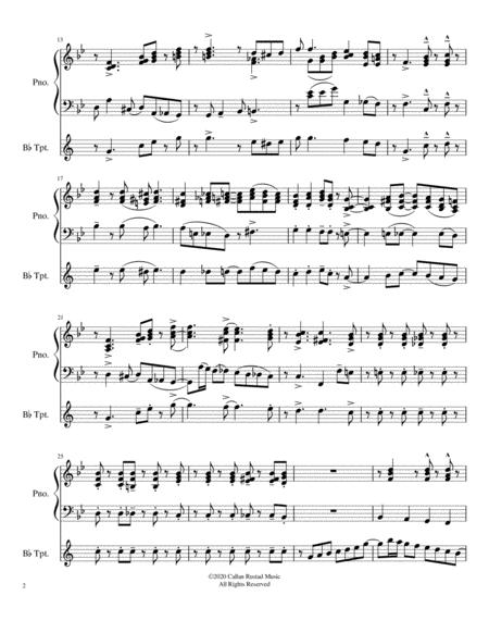 Waltzing Matilda Jazz Solo Trumpet Page 2