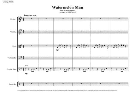 Watermelon Man For String Orchestra Opt Drumset Page 2