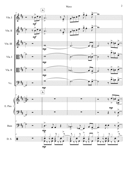 Wave String Sextet Orchestra Page 2