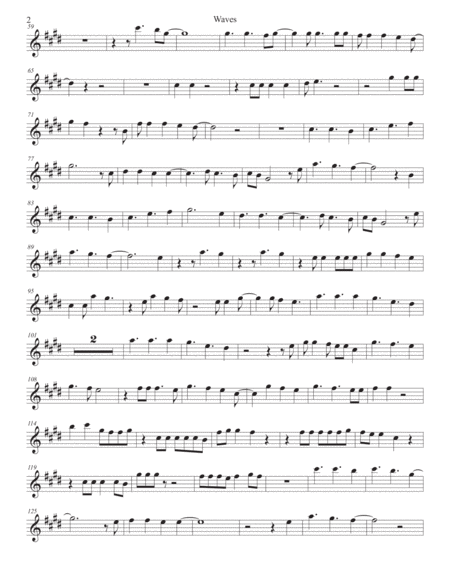 Waves Soprano Sax Original Key Page 2