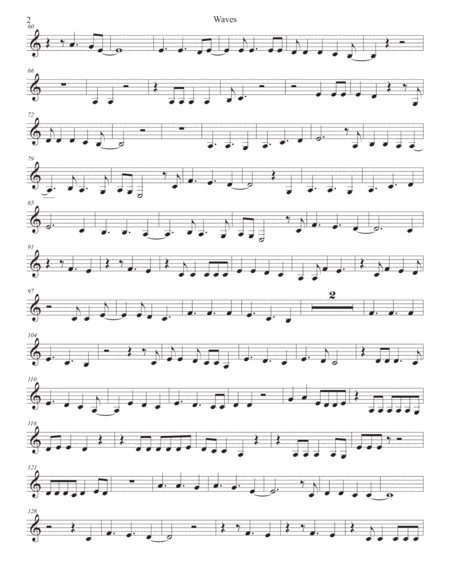 Waves Trumpet Easy Key Of C Page 2