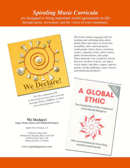 We Declare Towards A Global Ethic An Initial Declaration For All Ages Page 2