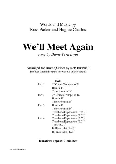 We Ll Meet Again Vera Lynn Brass Quartet Page 2