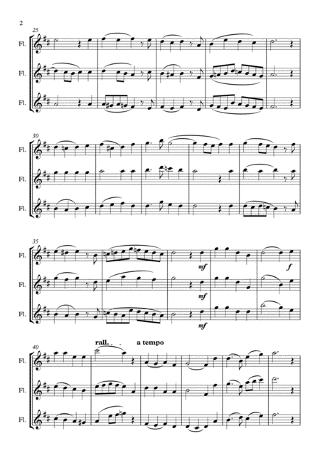 We Plow The Fields And Scatter For Flute Trio Page 2