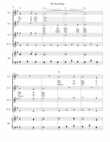 We Three Kings For Flute Page 2