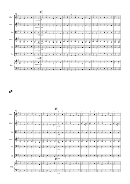 We Three Kings For String Orchestra Page 2