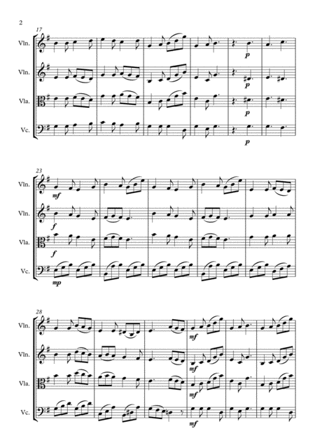 We Three Kings For String Trio Page 2