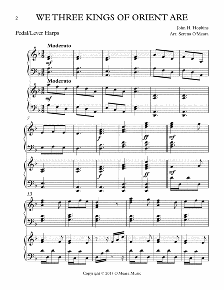 We Three Kings Of Orient Are Score And Parts Page 2