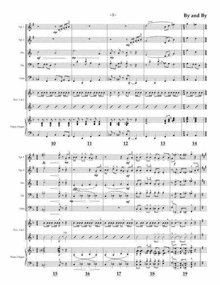 We Will Understand It Better By And By For Brass Quintet Page 2