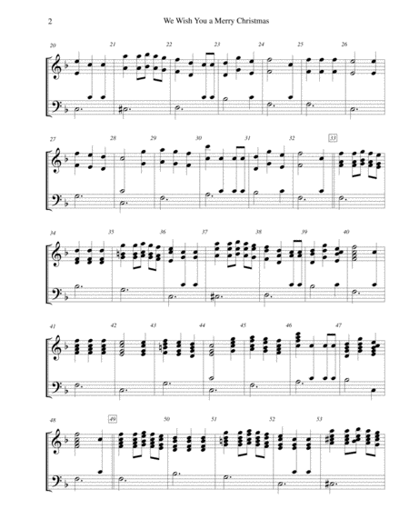 We Wish You A Merry Christmas For 3 Octave Handbell Choir Page 2