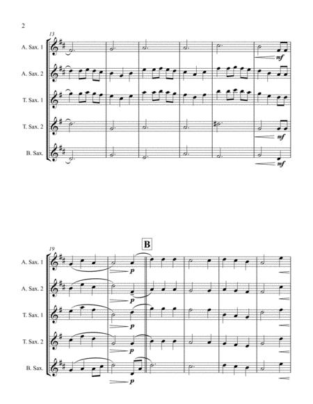 We Wish You A Merry Christmas Sax Quintet Page 2