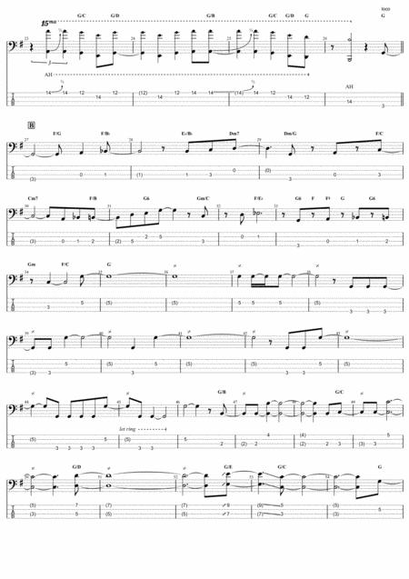 Weather Report Jaco Pastorius Birdland Live Midnight Special Complete And Accurate Bass Transcription Whit Tab Page 2