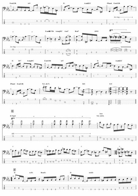 Weather Report Jaco Pastorius Cannonball Complete And Accurate Bass Transcription Whit Tab Page 2