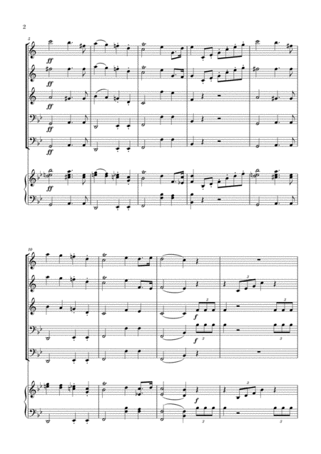 Wedding March For Brass Quintet And Piano Mendelssohn Page 2