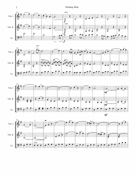 Wedding Waltz String Trio Page 2