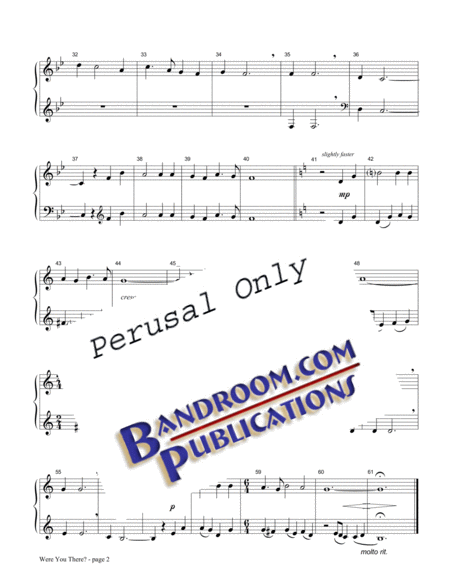 Were You There Spiritual Arranged For Horn Duet French Horn Page 2