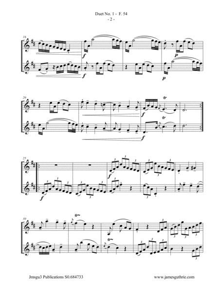 Wf Bach The Six Duets Complete For Violin Duo Page 2