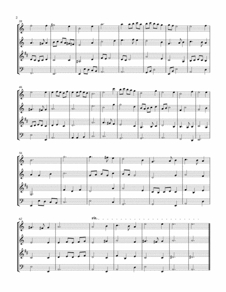 What Child Is This Wind Quartet Page 2