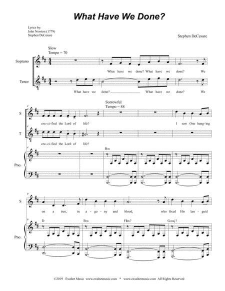 What Have We Done Duet For Soprano And Tenor Solo Page 2