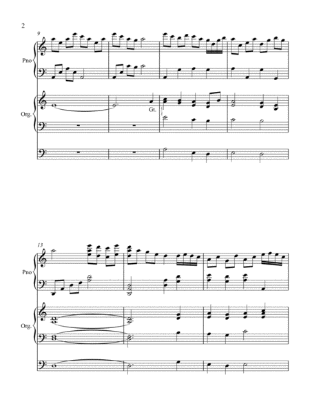 What Wondrous Love Is This Piano Organ Page 2