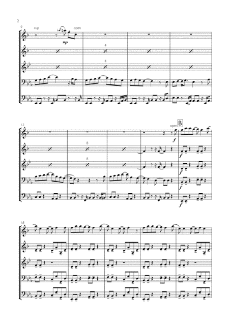 Wheatus Teenage Dirtbag For Brass Quintet Page 2