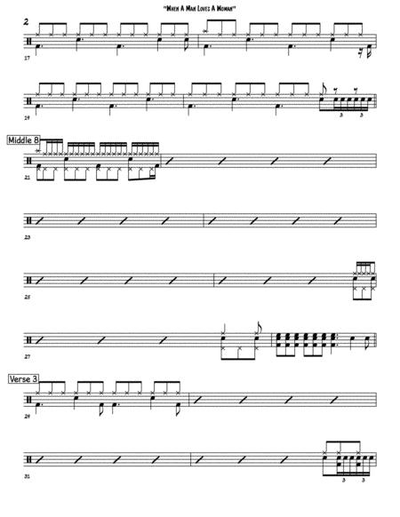 When A Man Loves A Woman 4 Piece Rhythm Section Parts Page 2