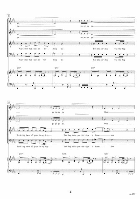 When I Get You Alone Satb Piano Page 2