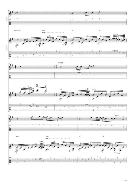 When The Children Cry Duet Guitar Tablature Page 2