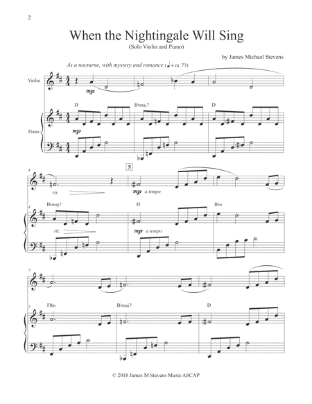 When The Nightingale Will Sing Flute Piano Page 2