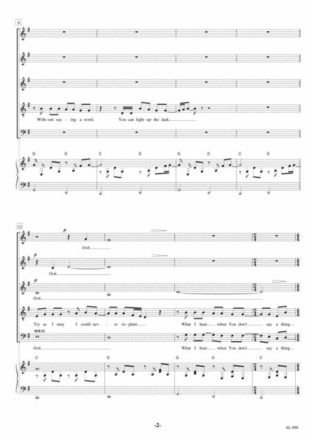 When You Say Nothing At All Saatb Piano Page 2