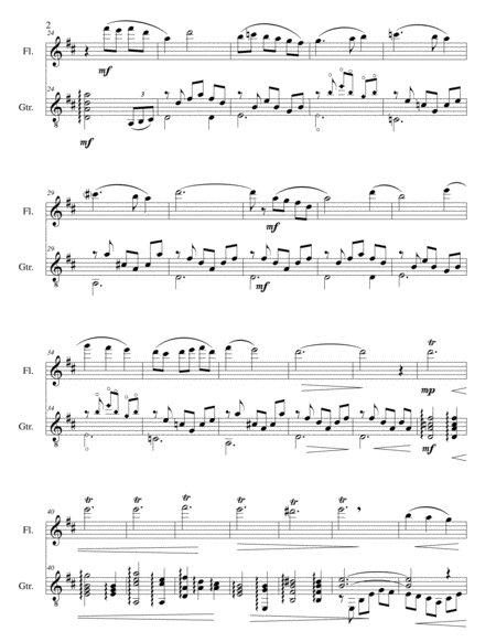 Where Is Heaven For Flute And Guitar Page 2