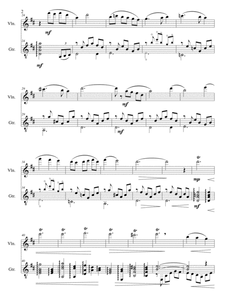 Where Is Heaven For Violin And Guitar Page 2