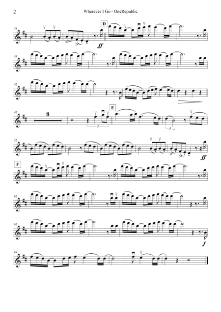 Wherever I Go For String Quartet Page 2