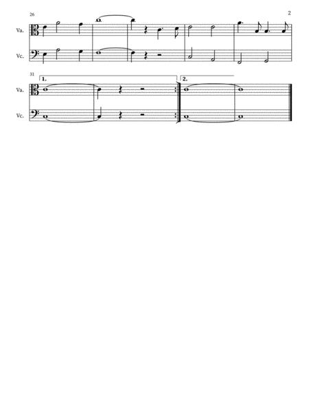 White Christmas Blanca Navidad Viola And Cello Duet Page 2