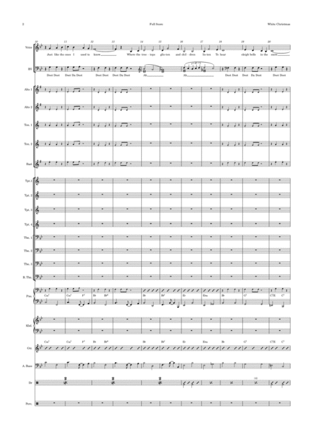 White Christmas Male Vocal With Big Band Key Of Bb Page 2